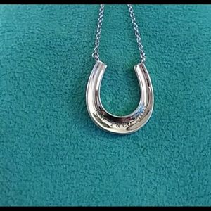 Tiffany & Co 1837 Horseshoe Pendant with pouch